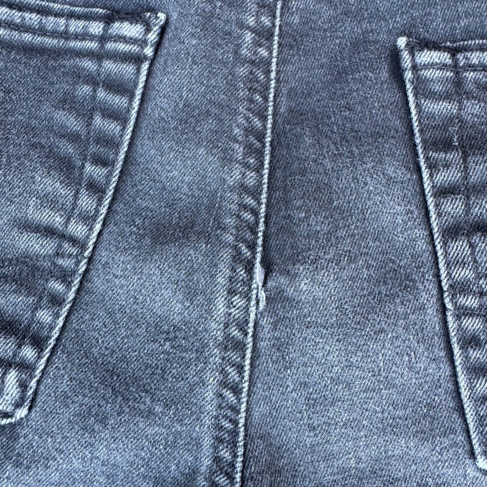 American Eagle Mens Slim Straight Jeans 30x34 Faded Black Denim Pants - Picture 10 of 13